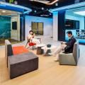 Belden - Lorong Chuan | Product Seen: [Elberta Lounger, Uno Coffee Table – Dia700 - (Sintered), Xeno Coffee Table - Dia450, Customising Pouf/Sofa]